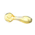 Glass Spoon Pipe Large Gold Fumed